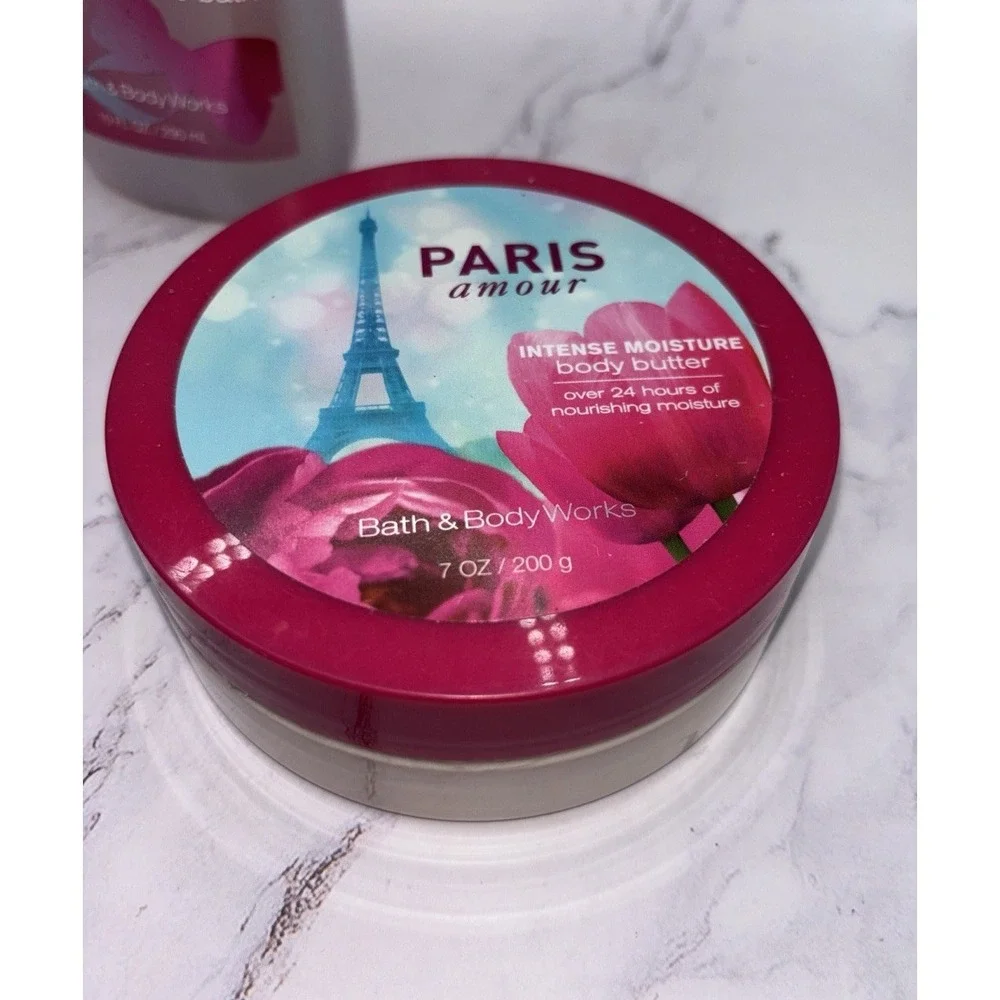 Bath & Body Works PARIS AMOUR Signature Bubble Bath 10oz & Body Butter‎ 7oz